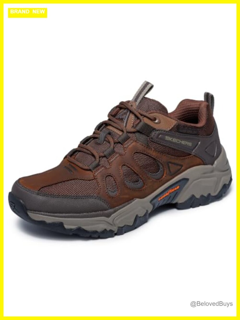 Men's Water Resistant Hiking Boots Air-Cooled Memory Foam Lace-Up